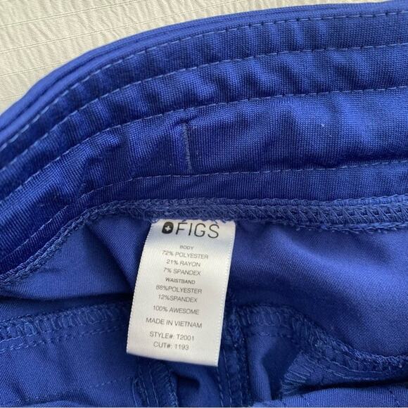 FIGS Axim Cargo Scrub Pants Technical Collection Blue T2001 Mens Size XS - Picture 3 of 4